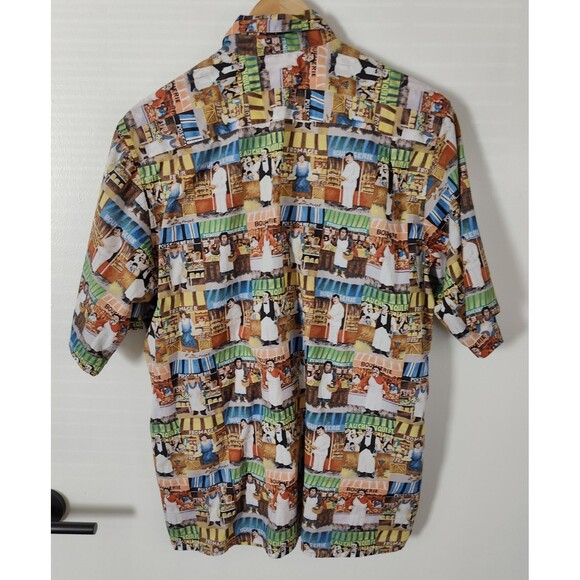 Vintage Reyn Spooner Size Medium Guy Buffet Chef Cocktail Button Front Shirt - Picture 3 of 6